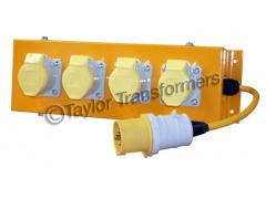 110V 4X16AMP WALL MOUNTED 4 WAY SOCKET BOX